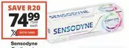 Checkers Hyper Sensodyne Toothpaste offer