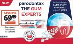 Parodontax Toothpaste All Variants