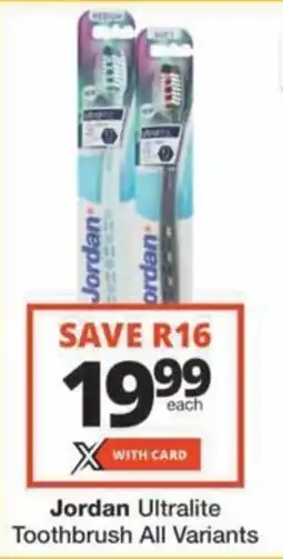 Checkers Hyper Jordan Ultralite Toothbrush All Variants offer