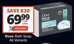 Checkers Hyper Dove Bath Soap All Variants offer