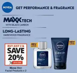 Checkers Hyper Nivea Men Facial Products offer