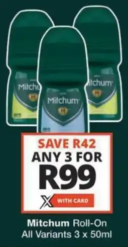 Checkers Hyper Mitchum Roll-On All Variants offer