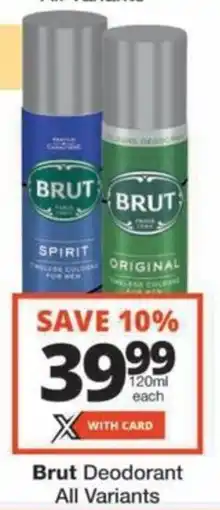 Brut Deodorant All Variants