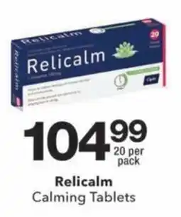Checkers Hyper Relicalm Calming Tablets offer