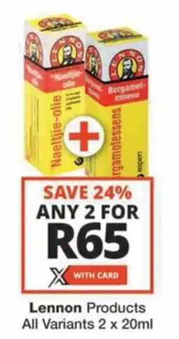 Checkers Hyper Lennon Products All Variants offer