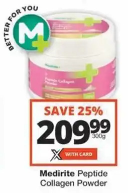 Checkers Hyper Medirite Peptide Collagen Powder offer