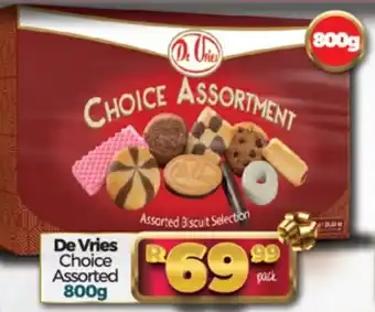 Take 'n Pay De Vries Choice Assorted 800g offer