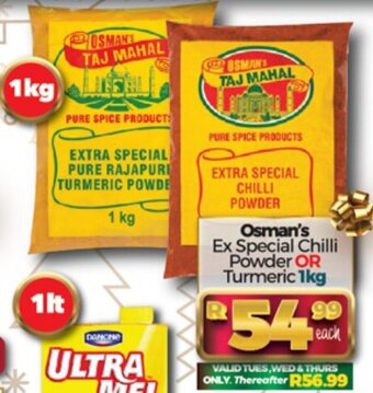 Take 'n Pay Osman's Ex Special Chilli Powder or Turmeric 1kg offer