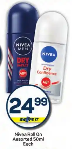 Pick n Pay Hypermarket Nivea Roll On Assorted offer