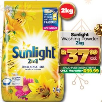 Take 'n Pay Sunlight Washing Powder 2kg offer