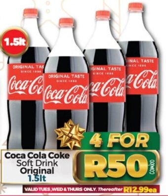 Take 'n Pay Coca-Cola Coke Soft Drink Original 1.5lt offer