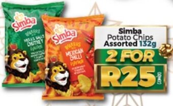 Simba Potato Chips Assorted 132g