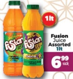 Take 'n Pay Fusion Juice Assorted 1lt offer
