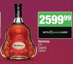 Spar Tops Hennessy X.O Cognac 750ml offer