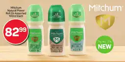 Mitchum Natural Power Roll On Assorted