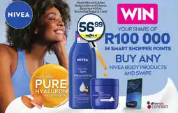 Pick n Pay Hypermarket Nivea Men and Ladies Body Lotion and Creams Assorted offer