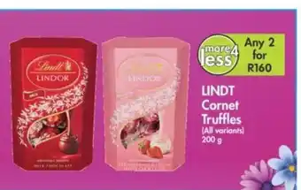 Makro Lindt Cornet Truffles 200g offer