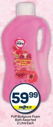 Pick n Pay Hypermarket PnP Bodysure Foam Bath Assorted offer