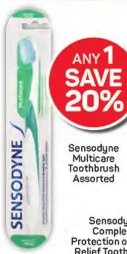 Pick n Pay Hypermarket Sensodyne Multicare Toothbrush Assorted offer