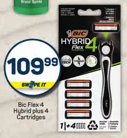 Pick n Pay Hypermarket Bic Flex 4 Hybrid plus 4 Cartridges offer