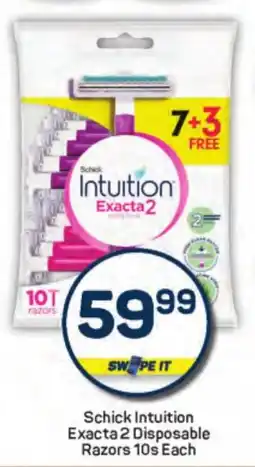 Pick n Pay Hypermarket Schick Intuition Exacta 2 Disposable Razors offer