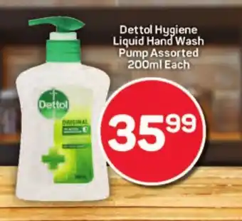 Pick n Pay Hypermarket Dettol Hygiene Liquid Hand Wash Pump Assorted offer