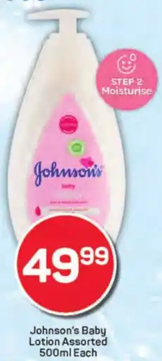 Pick n Pay Hypermarket Johnson's Baby Lotion Assorted offer