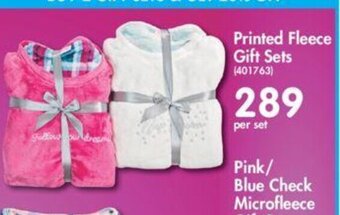 Printed Fleece Gift Sets