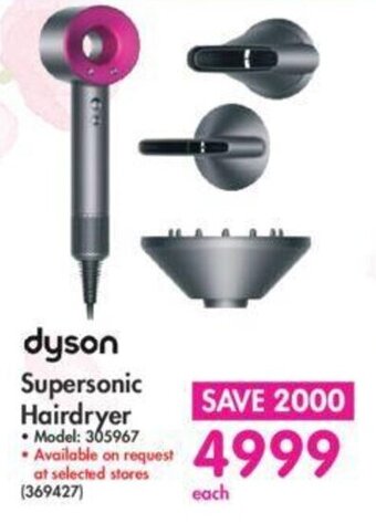 Makro Dyson Supersonic Hairdryer offer