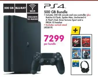 Makro PS4 500 GB Bundle offer