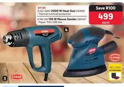 Makro Ryobi HG-2000 2000 W Heat Gun offer