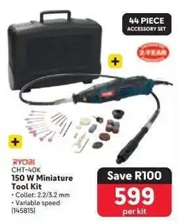 Makro RYOBI CHT-40K 150 W Miniature Tool Kit offer