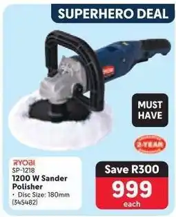 Makro RYOBI SP-1218 1200 W Sander Polisher offer