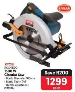 Makro RYOBI RCS-1500 1500 W Circular Saw offer