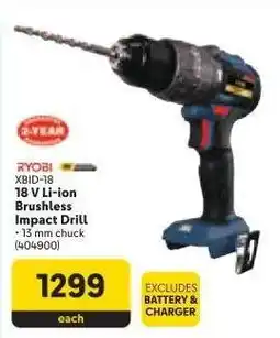 Makro RYOBI XBID-18 offer
