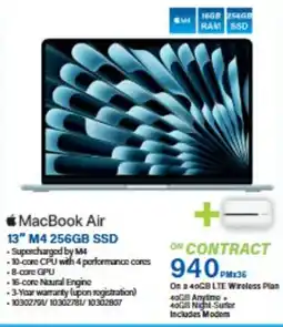 Incredible Connection MacBook Air 13" M4 256GB SSD offer