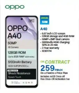 Incredible Connection Oppo A40 offer