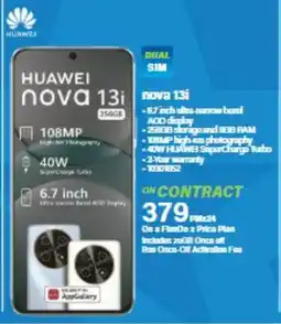 Incredible Connection HUAWEI Nova 13i offer