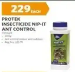 BUCO Protek insecticide nip-it ant control offer