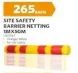BUCO Site safety barrier netting offer