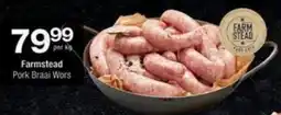 Checkers Hyper Farmstead Pork Braai Wors offer