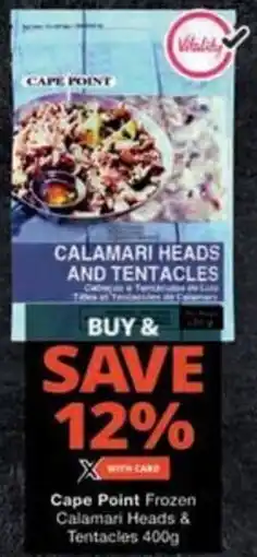 Checkers Hyper Cape Point Frozen Calamari Heads & Tentacles offer