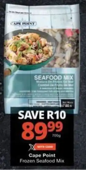 Checkers Hyper Cape Point Frozen Seafood Mix offer