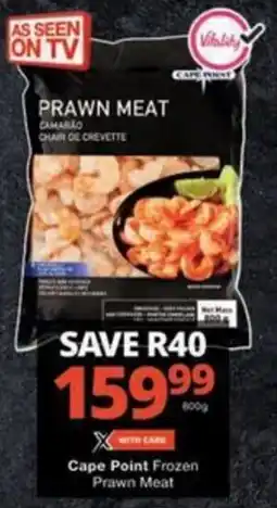 Checkers Hyper Cape Point Frozen Prawn Meat offer