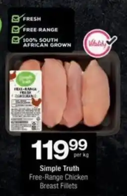 Checkers Hyper Simple Truth Free-Range Chicken Breast Fillets offer