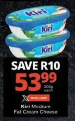 Checkers Hyper Kiri Medium Fat Cream Cheese offer