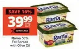 Checkers Hyper Rama 50% Fat Spread with Olive Oil offer
