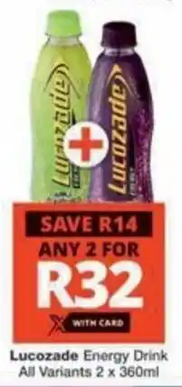 Lucozade Energy Drink All Variants
