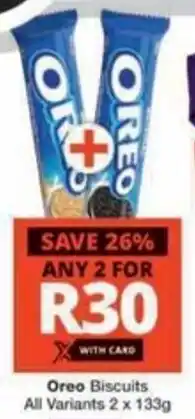 Checkers Hyper Oreo Biscuits All Variants offer