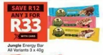 Checkers Hyper Jungle Energy Bar All Variants offer